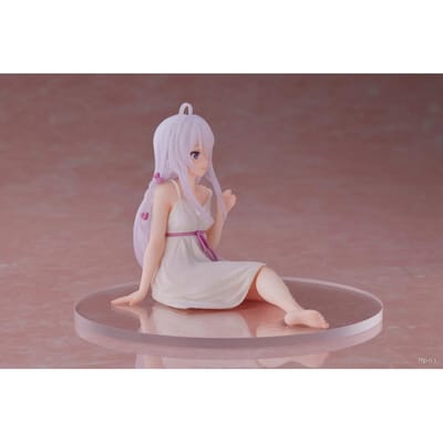 Figurine Elaina 9CM Anime Majo No Tabitabi Pyjama Position Assise Action Modèle Animation Jouet Cadeau Collection Ornements Décoration NO box gray