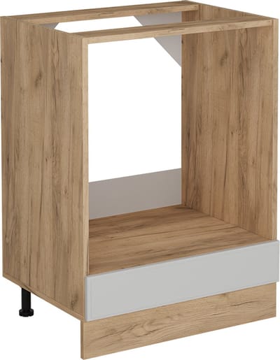 Vicco R-Line Ovenombouwkast – 60 cm zonder werkblad Wit Landhuis