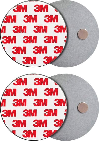 Rookmelder Bevestiging Magneet - Ophangsysteem - Magneten - Rookmelder magneet - Montageset - Brandmelder - 3M - 2 stuks