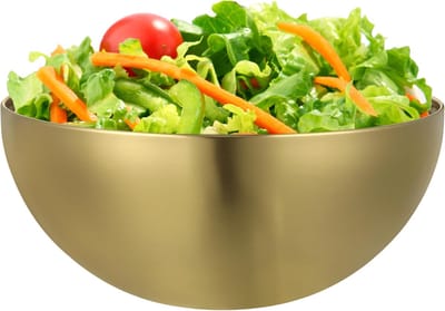 La'Moussawi ® Elegante Grote Roestvrij Stalen Kom voor Diverse Keukenbehoeften