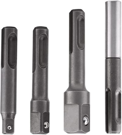 Dailygoods - Boor Houder-SDS Plus Schacht naar 1/4 Hex Socket Adapter - Hoogwaardige constructie - Veelzijdig - Boren en bits - Ideaal voor klussen -...