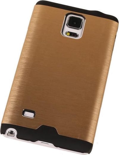 Aluminium Metal Hardcase Samsung Galaxy Note 3 Neo 7505 Goud - Back Cover Case Bumper Hoesje