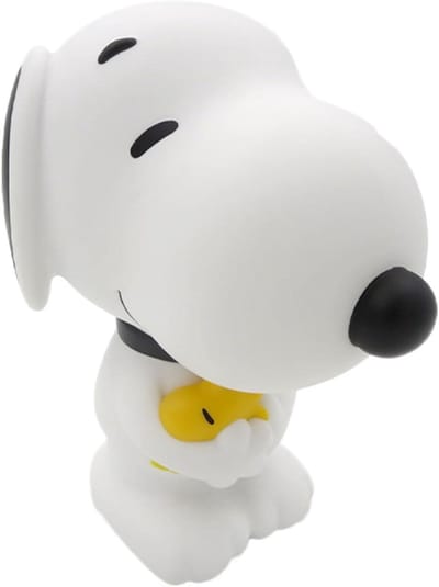 Snoopy Spaarpot - SpaarkFiguur Bank - Kinderkamer Decoratie - Vormgegeven Figuur - 21 cm Hoog - Wit