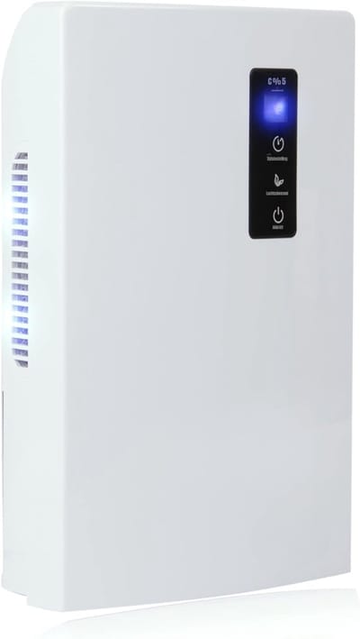 Aura® Luchtontvochtiger en luchtreiniger - Luchtontvochtiger slaapkamer - Luchtontvochtiger - Wit - ‎14cm x 24cm x 37cm; 1.8 kg