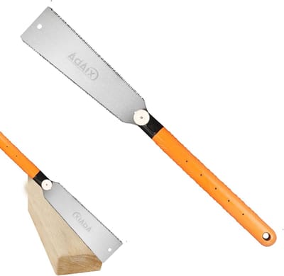 Japanse Trekzaag - Houtbewerkingszaag - Precisie Houtsneden - Trekzaag Ontwerp - 44.5cm Lengte - Grijs