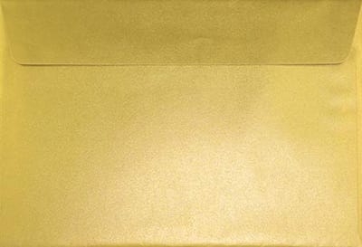 Parel gouden enveloppen C5 162x229mm voor uitnodigingen en wenskaarten