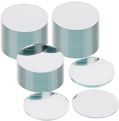 Ronde Spiegel Tegels Set van 100 voor DIY Decoratie - 7,5 cm