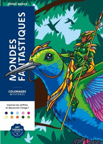 Hachette Heroes – Mondes fantastiques – Mysterie kleurboek – 100 pagina’s