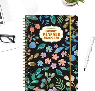 Maandplanner - Afsprakenboek - Langetermijn Planning - Vijfjarige Overzicht - 21 x 15 cm - Stijl C