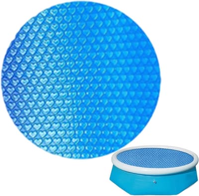 Zonnezeil Zwembad - Warmtezeil Afdekking - Zwembad Verwarmen - Waterverdamping Verminderen - 300 cm - Blauw