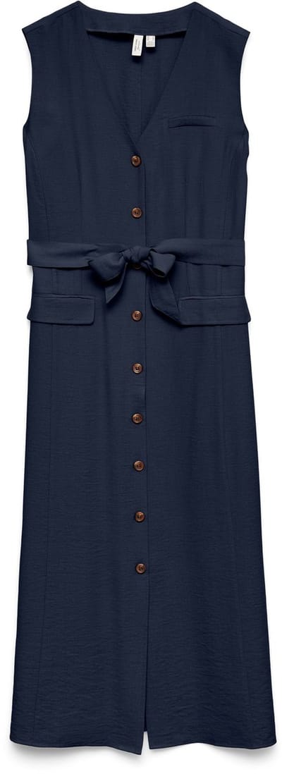 VERO MODA - VMJAYLIN S/L 7/8 SHIRT DRESS WVN BTQ SP - Dames - Maxi jurken