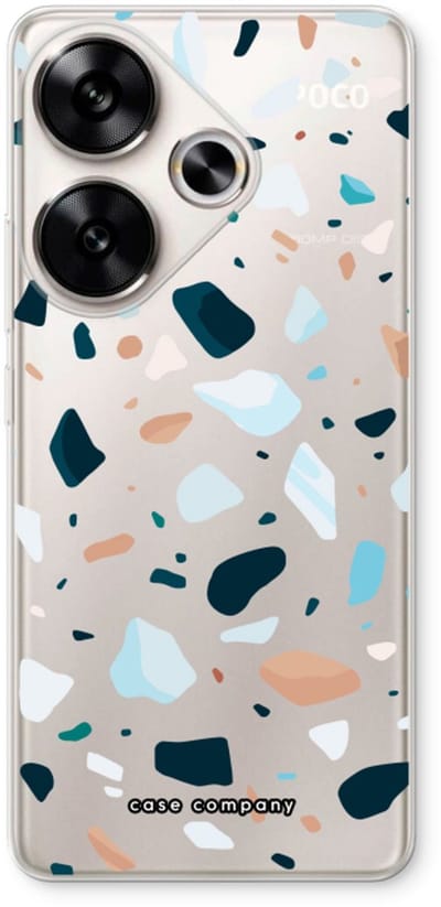 Case Company® - Hoesje geschikt voor Xiaomi Poco F6 hoesje - Terrazzo N°13 - Soft Cover Telefoonhoesje - Bescherming aan alle Kanten en Schermrand