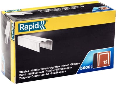 Grote Verpakking 5000x Nietjes Type 12 - 12mm Platdraad Nietjes voor Tackers en Bekleding