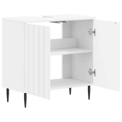 vidaXL - Wastafel - kabinet - voor - de - badkamer - ZWOLLE - Wit