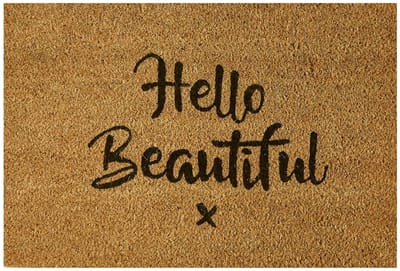 MD Entree - Deurmat - Kokosmat - Freestyle Hello Beautiful - 40 x 60 cm
