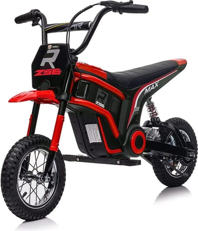 Elektrische kindermotor Dirtbike Hurricane 24V 350W Rood