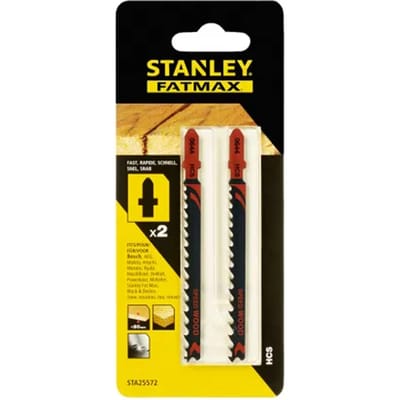 Stanley Decoupeerzaagblad Hout Fatmax Sta25572-xj - 100mm - Grof - Hcs - 2 Stuks