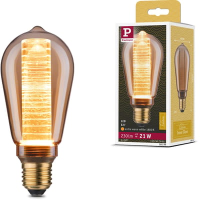 Inner Glow Edition LED-kolf Binnenkolf ringpatroon E27 230V 230lm 4W 1800K Goud