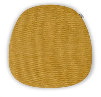 Nolon Jut Zitkussen voor Stoelen – Oker Geel – Comfortabel Stoelkussen met Antislip – Trapezium Vorm met Afgeronde Hoeken – Ideaal voor Binnen en Eetkamer