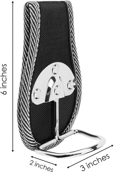 Dailygoods- Hamerhouder Duurzaam - Gereedschapswand - Hamer Houder Riem - Tool Holster - Stalen Hamerhouder - Set van 2 - Gereedschapshouder