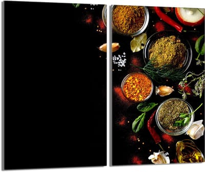 TMK ArtDeko Przyprawy - Glas Beschermplaat - 2x30x52 cm - Hartglas