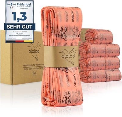 SnelShoppen - Bijvulfolie voor Luieremmer 8-pack - Geschikt voor Navulcassettes en Luieremmers - Hygiënisch, Praktisch, en Geurvrij - 8 Stuks voor Elk