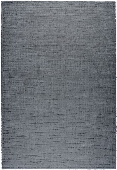Rugsman Kyoto 014.0500.5353 Vloerkleed - 160 x 230 cm - Blauw - Rechthoekig - Polyester - Eetkamer, Woonkamer, Slaapkamer - Effen - Modern, Industriëel