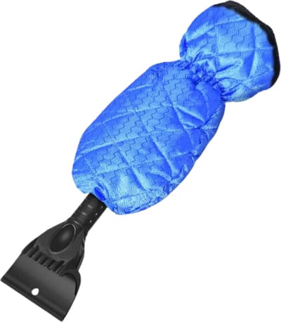 Nivard Ijskrabber Met Handschoen - Ijskrabber Auto - Voor Auto - Ruitenkrabber Auto - Sneeuw krabber - Auto Krabber - Blauw