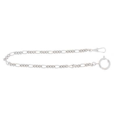 Zakhorlogeketting, Figaro schakelketting, rond, messing, gemaakt in Duitsland