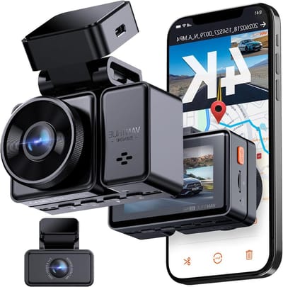 Dashcam - Autocamera Video - Veilige Rit - 4K Resolutie - 2 Inch Display - Blauw