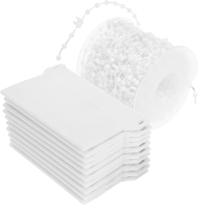 Jaloeziekettingset - Reparatieset Lamellen - Jaloezieën Repareren - Inclusief Ketting - 30 Delen - Wit