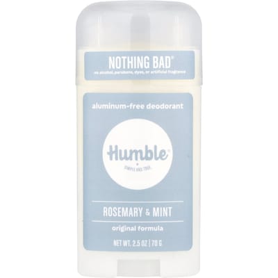 Humble Brands, Déodorant sans aluminium, romarin et menthe, 70 ml (70 g) white