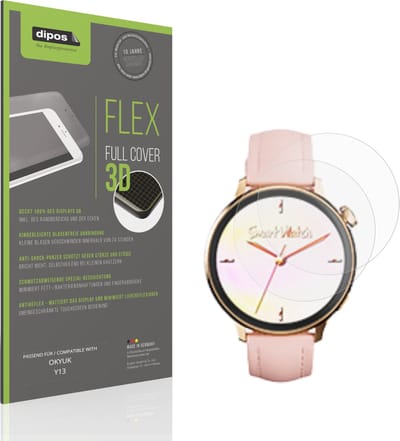 dipos FLEX – 2x Matte Screenprotector geschikt voor OKYUK Y13 | Volledige Schermbescherming | Case-Friendly