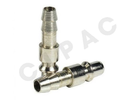Koppeling vrouwelijk CH type voor slang 8 mm SB2 — robuuste persluchtaansluiting - CH koppeling vrouwelijk 8 mm, koppeling slang 8 mm SB2, perslucht koppeling CH, pneumatische koppeling 8 mm, koppeling vrouwelijk metaal