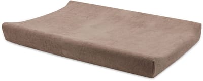 Jollein - Aankleedkussenhoes Badstof 50x70cm - Zachte Hoes Baby Aankleedkussen - Milky Coffee