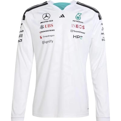 Mercedes AMG langarm shirt Petronas Formula One Team Driver