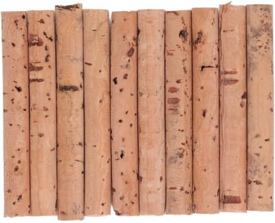 Allecto - Vissen Kurk Sticks - 10 Stuks - Lichtgewicht en Drijvend - 6mm - Perfect voor Karpervissen - Eiken Aas - Ideaal voor Feeder Aas
