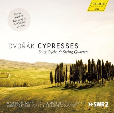 Andreas Frese, Martin Bruns, Marcus Ullmann, Bennewitz Quartet - Dvořák: Cypresses, Song Cycle & String Quartets (2 CD)