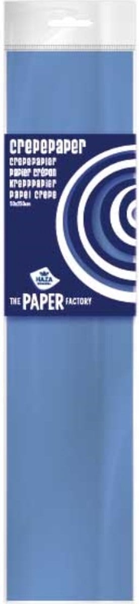 Crepepapier 50x250 midden blauw pak a 1