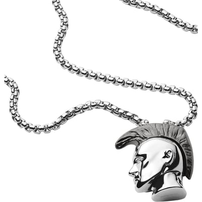 DIESEL Collier DX1253 DX125300DJW UNI Noir 01 (Diesel) Pour des hommes gray