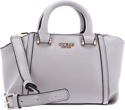 GUESS Schoudertas Handtas Leie Mini Status Satchel Dove Beige