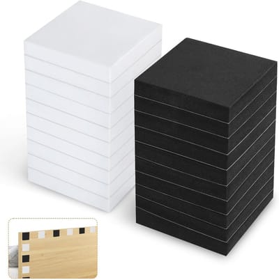 Zelfklevende Deurstoppers - 20 Stuks Bumperpads voor Geluidsreductie en Meubelbescherming (6 x 6 x 1 cm)