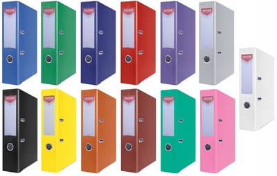Merkloos A4 Ringbandkaart 75mm Rood - Documenten Organizeren