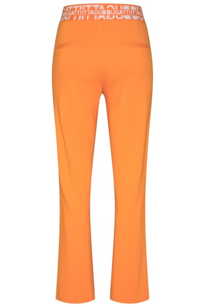 Bugatti Damen Casual broek met vouw