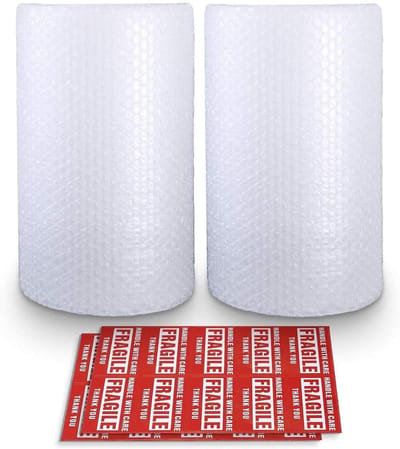 Grote Bubbeltjesplastic Rol 2 Stuks - Beschermende Inpakfolie voor Verhuizing en Verzending