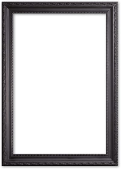 Barok Fotolijst A5 Zwart - Franklin
