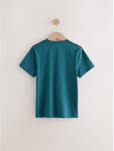 Next - Jongens - T-shirt met korte mouwen standaard pasvorm - Blauw