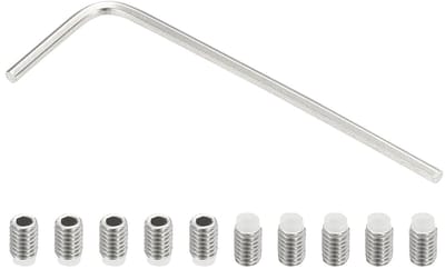 M3 x 4 mm Nylon Hoofdschroeven - 10 Stuks RVS 304 Zeskantkop Met Metric Hollow en Antislip Hexaansluiting