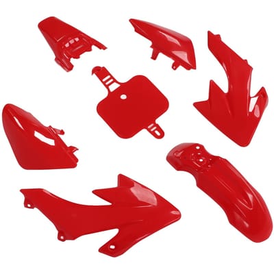 Kunststof Kuip Spatbord Kit Body Set Vervanging voor XR50 CRF50 50cc 70cc 90cc 110cc 125CC Dirt Pit red