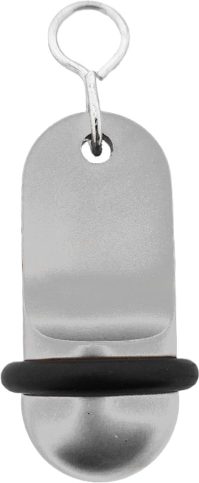 CombiCraft Mini Classic hotel sleutelhanger zilver- 60x25mm - 5 stuks
